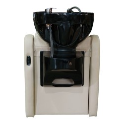 Lavacabezas Peluqueria Velaris Electrico Beige Ceramica Negra