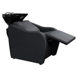 Lavacabezas Peluqueria Velaris Electrico Negro Ceramica Negra