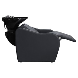 Lavacabezas Velaris con Masaje Negro Ceramica Negra - Al Mejor Precio