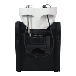 Lavacabezas Velaris con Masaje Negro Ceramica Blanca - Al Mejor Precio