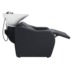 Lavacabezas Velaris con Masaje Negro Ceramica Blanca - Al Mejor Precio