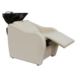 Lavacabezas Velaris con Masaje Beige Ceramica Negra - Al Mejor Precio
