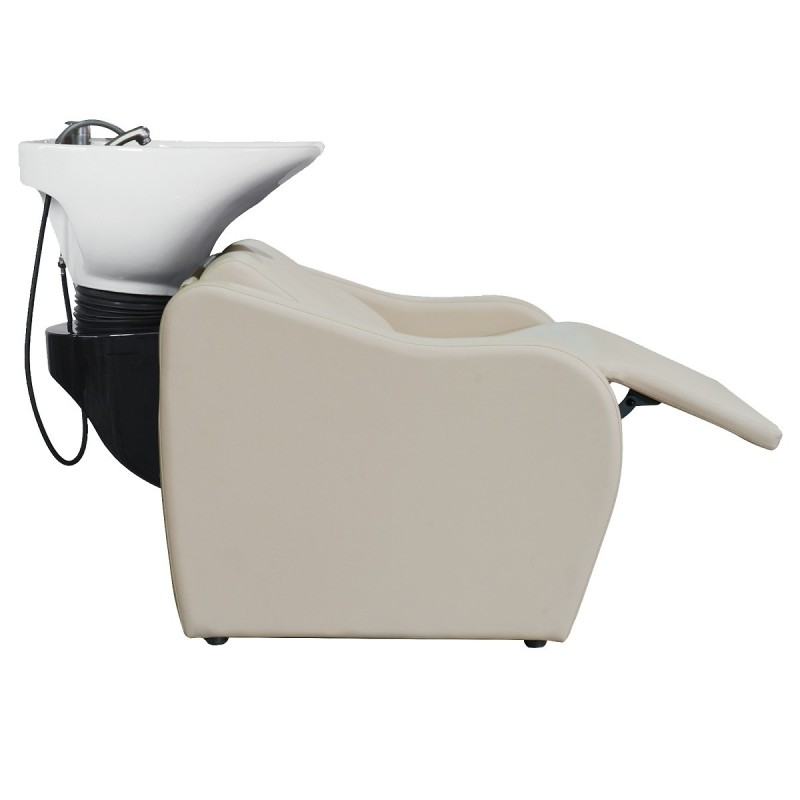 Lavacabezas Velaris con Masaje Beige Ceramica Blanca - Al Mejor Precio