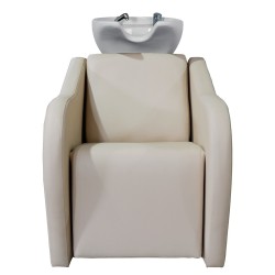 Lavacabezas Velaris con Masaje Beige Ceramica Blanca - Al Mejor Precio