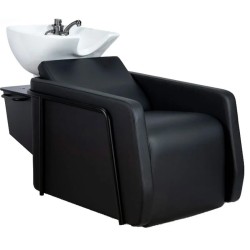 Lavacabezas Peluqueria Electrico Hera Negro Cerámica Blanca