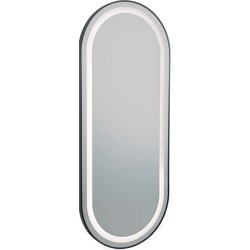 Tocador Peluqueria LOOP Ovalado LED Marco negro