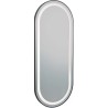 Tocador Peluqueria LOOP Ovalado LED Marco negro