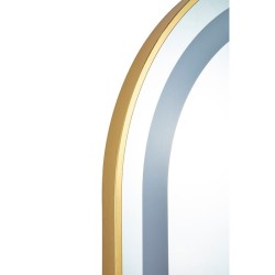 Tocador Peluqueria LOOP Ovalado LED Marco Dorado