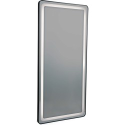 Tocador Peluqueria REC Rectangular LED Marco Negro