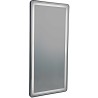 Tocador Peluqueria REC Rectangular LED Marco Negro