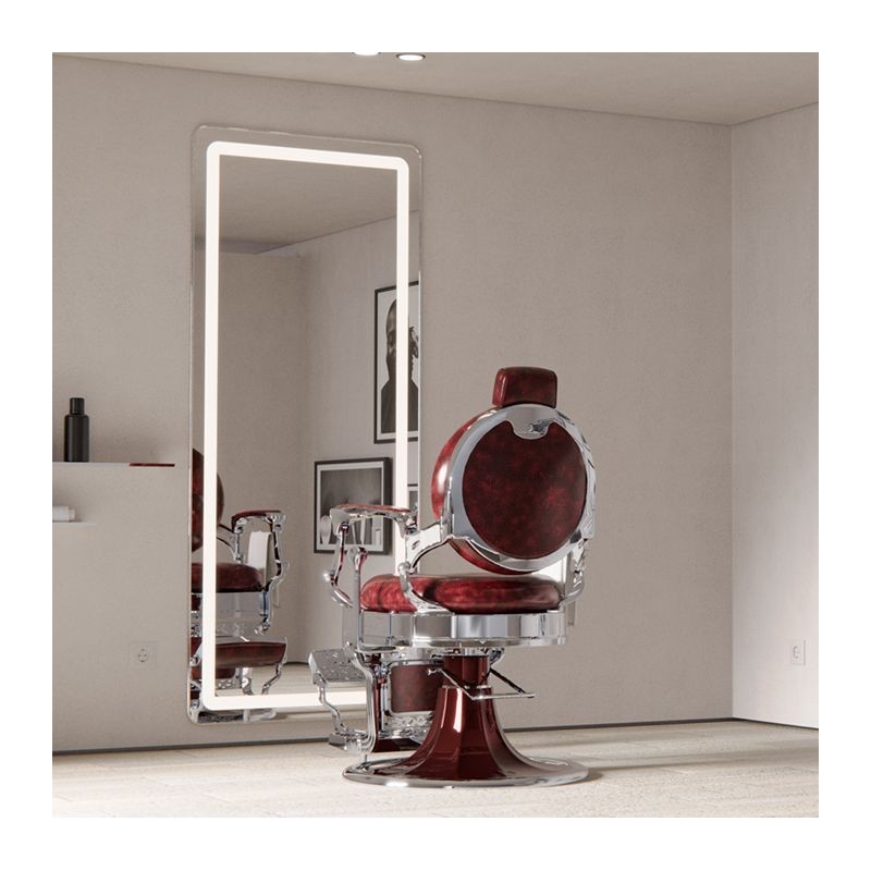Tocador Peluqueria REC Rectangular LED Marco Plata Tocador Peluqueria REC Rectangular LED Marco Plata