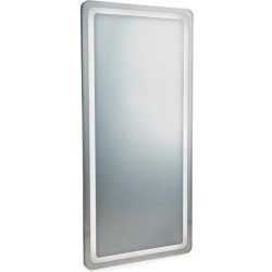 Tocador Peluqueria REC Rectangular LED Marco Plata