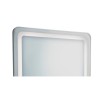 Tocador Peluqueria REC Rectangular LED Marco Plata