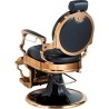 Sillon Barbero Negro Kirk Gold RS Cobre Brillante