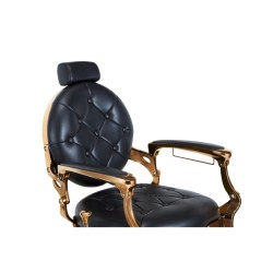 Sillon Barbero Negro Kirk Gold RS Cobre Brillante
