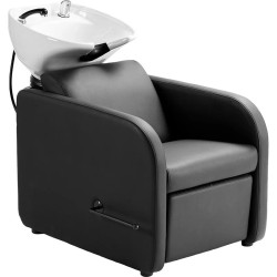 Lavacabezas Peluqueria Midi Elevacion Manual Pica Blanca