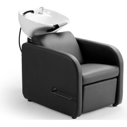 Lavacabezas Peluqueria Midi Elevacion Manual Pica Blanca