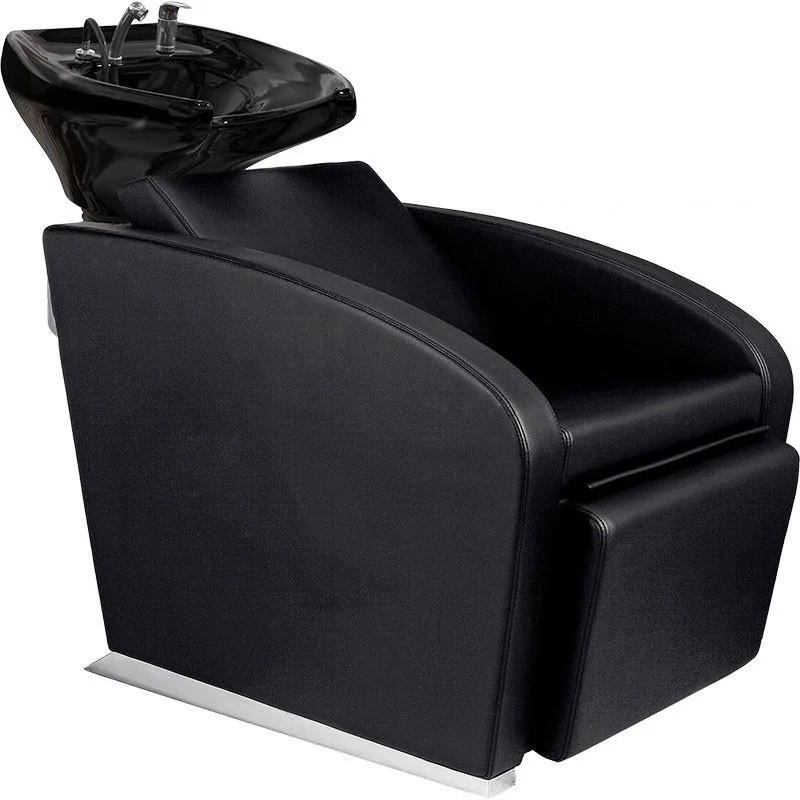 Rampa de Lavagem Elétrica Ralph Preto e louça funda Preta Rampa de Lavagem Elétrica Ralph Preto e louça funda Preta