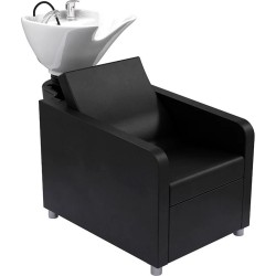 Lavacabezas Peluqueria Noe Negro Pica Blanca