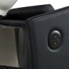 Rampa de Lavagem Yannik Pretao com elevação manual e louça funda Preta