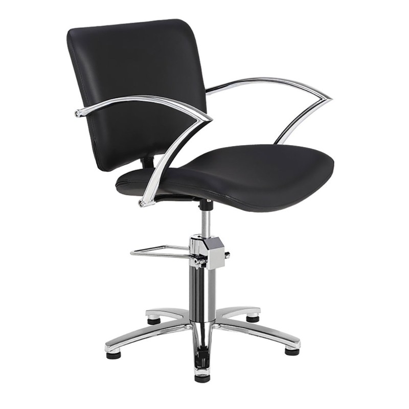 Silla Peluqueria Freya Negra