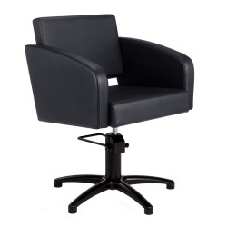 Sillon Peluqueria Loris Negra Base Estrella Negra