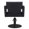 Sillon Peluqueria Loris Negra Base Redonda Negra