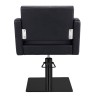 Sillon Peluqueria Loris Negra Base Cuadrada Negra