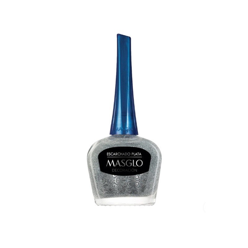 Masglo Esmalte Escarchado Plata