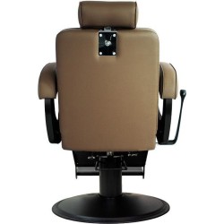 Cadeira Barbearia Hawk Bege MUDI