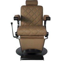 Cadeira Barbearia Hawk Bege MUDI