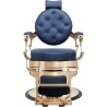 Cadeira de Barberio Dourada Galaxy Gold Azul