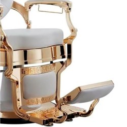 Sillon Barbero Galaxy Gold Blanco