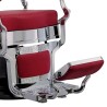 Cadeira de barbeiro Galaxy Silver Bordeaux