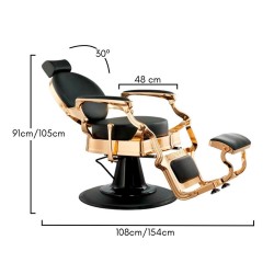 Sillon Barbero Shor Gold