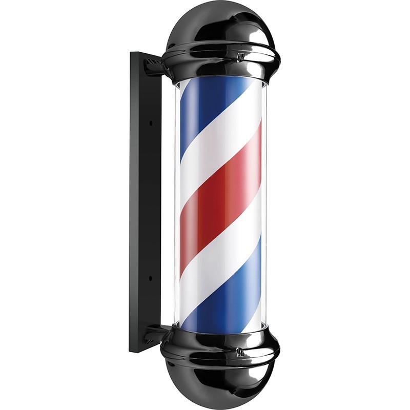 Poste Barbero Azul y Rojo