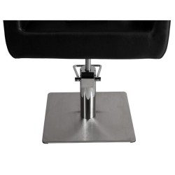 Sillon de Peluqueria Chic Q Negra Base Cuadrada