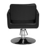 Sillon de Peluqueria Chic Q Negra Base Redonda