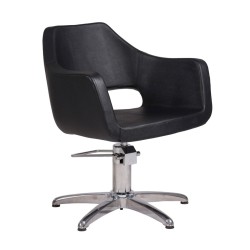 Sillon de Peluqueria Whim Negra Base Estrella