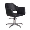 Sillon de Peluqueria Whim Negra Base Estrella