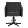 Sillon de Peluqueria Class E Negra con Base Estrella Negra