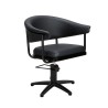 Sillon de Peluqueria Lyra Negra Base Estrella Negra