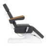 Camilla Estetica Electrica 3 Motores Bliss Gris Base Blanca