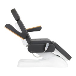 Camilla Estetica Electrica 3 Motores Bliss Gris Base Blanca