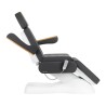 Camilla Estetica Electrica 3 Motores Bliss Gris Base Blanca