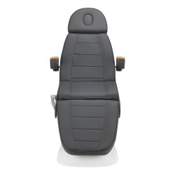 Camilla Estetica Electrica 3 Motores Bliss Gris Base Blanca