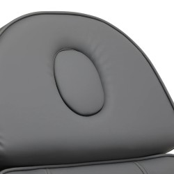 Camilla Estetica Electrica 3 Motores Bliss Gris Base Blanca