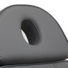 Camilla Estetica Electrica 3 Motores Bliss Gris Base Blanca