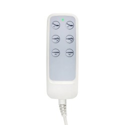 Camilla Estetica Electrica 3 Motores Bliss Gris Base Blanca