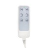 Camilla Estetica Electrica 3 Motores Bliss Gris Base Blanca